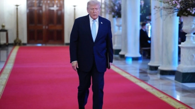 US-Präsident Donald Trump hat ein Ultimatum an den Iran verlängert. (Foto: Julia Demaree Nikhinson/AP/dpa)