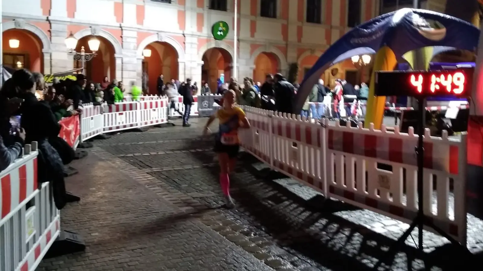 Anja Bertleff wurde Zweite beim Hauptlauf. (Foto: Wolfgang Bertleff)
