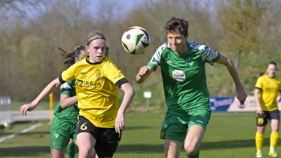 Dana Keßler (links) war zuletzt wieder für das U17-Nationalteam im Einsatz. (Foto: Martin Rügner)