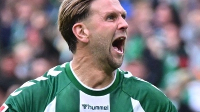 Niclas Füllkrug verzückt seit seiner Rückkehr die Werder-Fans. (Archivbild) (Foto: David Inderlied/dpa)
