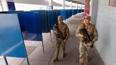 Im Mittelpunkt des Wahlkampfs standen die Themen Wirtschaft, Sicherheit und Migration. (Foto: Esteban Felix/AP/dpa)