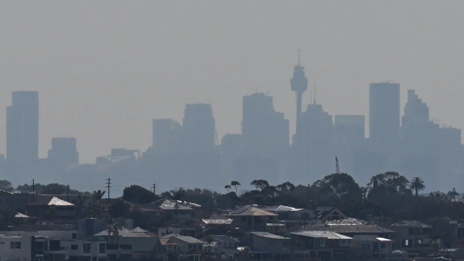 Über Teilen der australischen Metropole Sydney hängt eine Qualmglocke. (Foto: Dean Lewins/AAP/dpa)