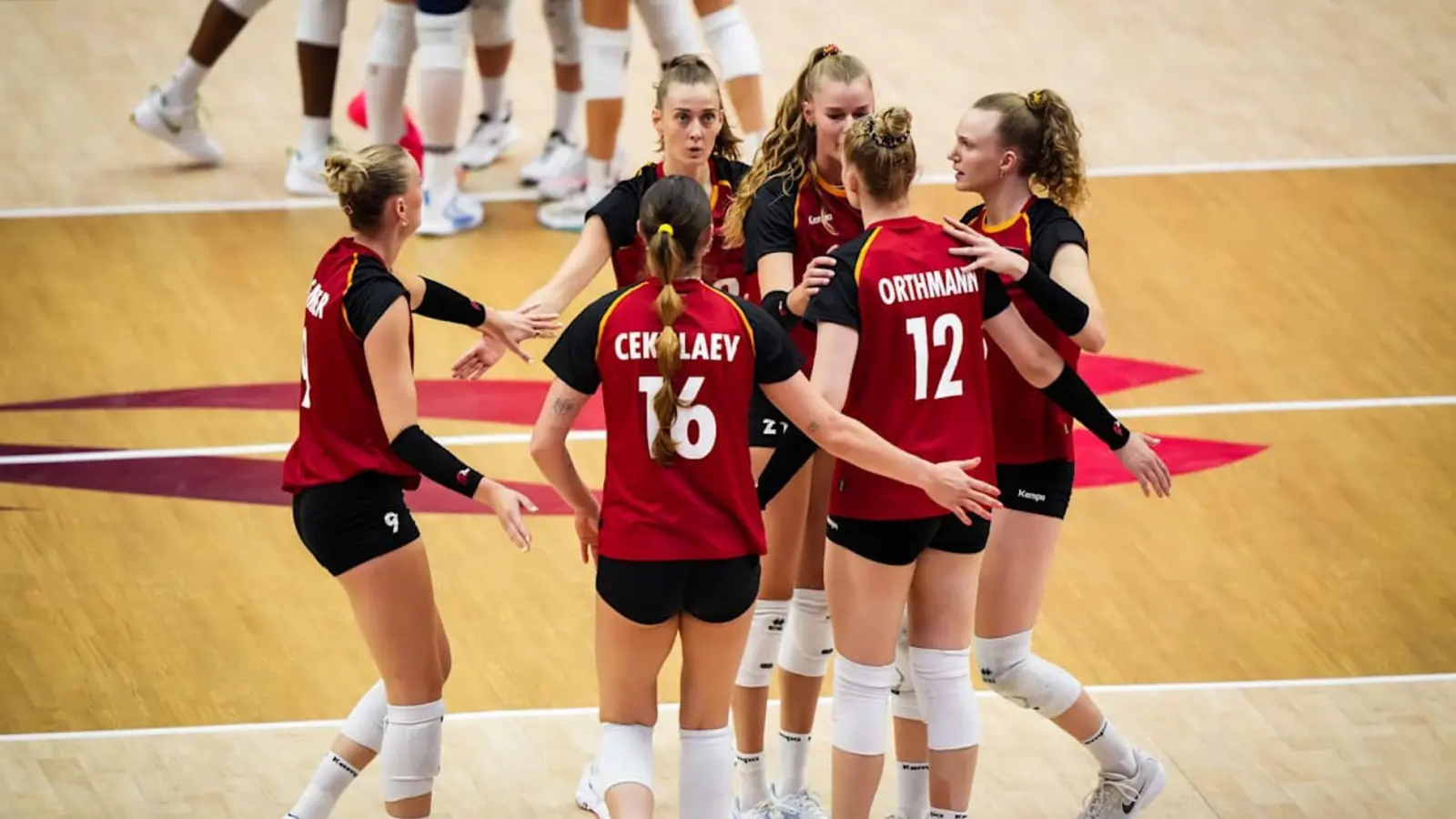 Das deutsche Team scheiterte am großen Favoriten. (Foto: Volleyballworld/dpa)