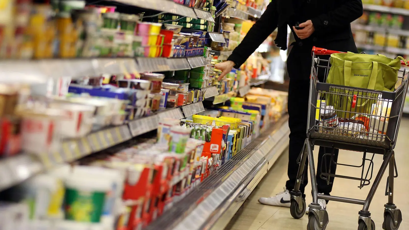 Die Lebensmittelpreise in Deutschland liegen leicht über dem EU-Durchschnitt. (Illustration) (Foto: picture alliance / dpa)