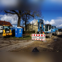 Wegen der Kanalsanierung hat sich Neuses schon vor geraumer Zeit in eine Baustelle verwandelt. (Archivbild: Andrea Walke)