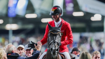 Daniel Deußer sichert vorzeitig Gold. (Foto: Rolf Vennenbernd/dpa)