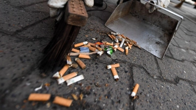 Achtlos weggeworfene Kippen schaden der Umwelt - und ihre Entsorgung kostet die Kommunen jedes Jahr Millionen. (Foto: Fabian Sommer/dpa)