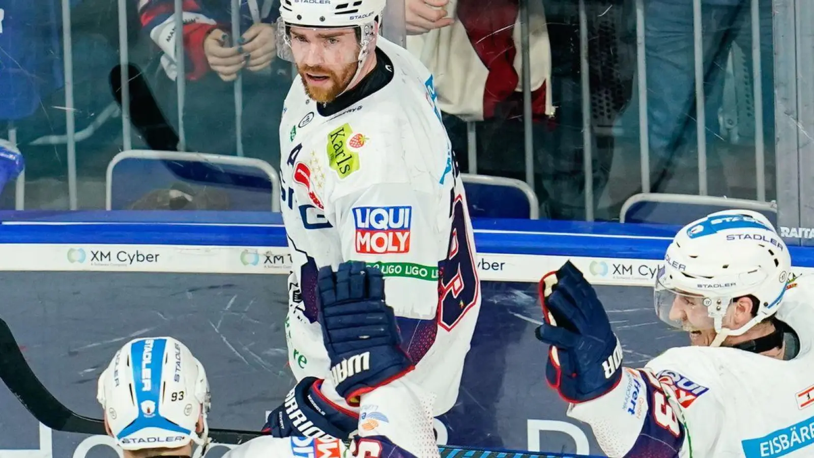 Die Eisbären setzten sich nach 0:2-Rückstand in Mannheim durch. (Foto: Uwe Anspach/dpa)