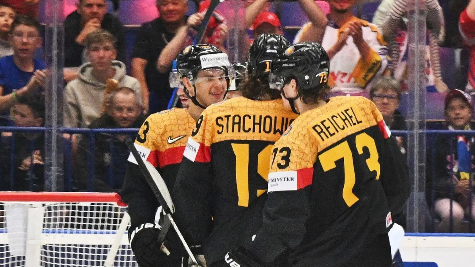 Das DEB-Team trifft im WM-Viertelfinale auf die Schweiz. (Foto: Oana Jaroslav/CTK/dpa)