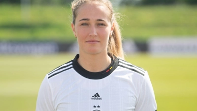 Sydney Lohmann. Nationalmannschaft, Frauen, EM 2022. (Foto: Sebastian Gollnow/dpa/Archiv)