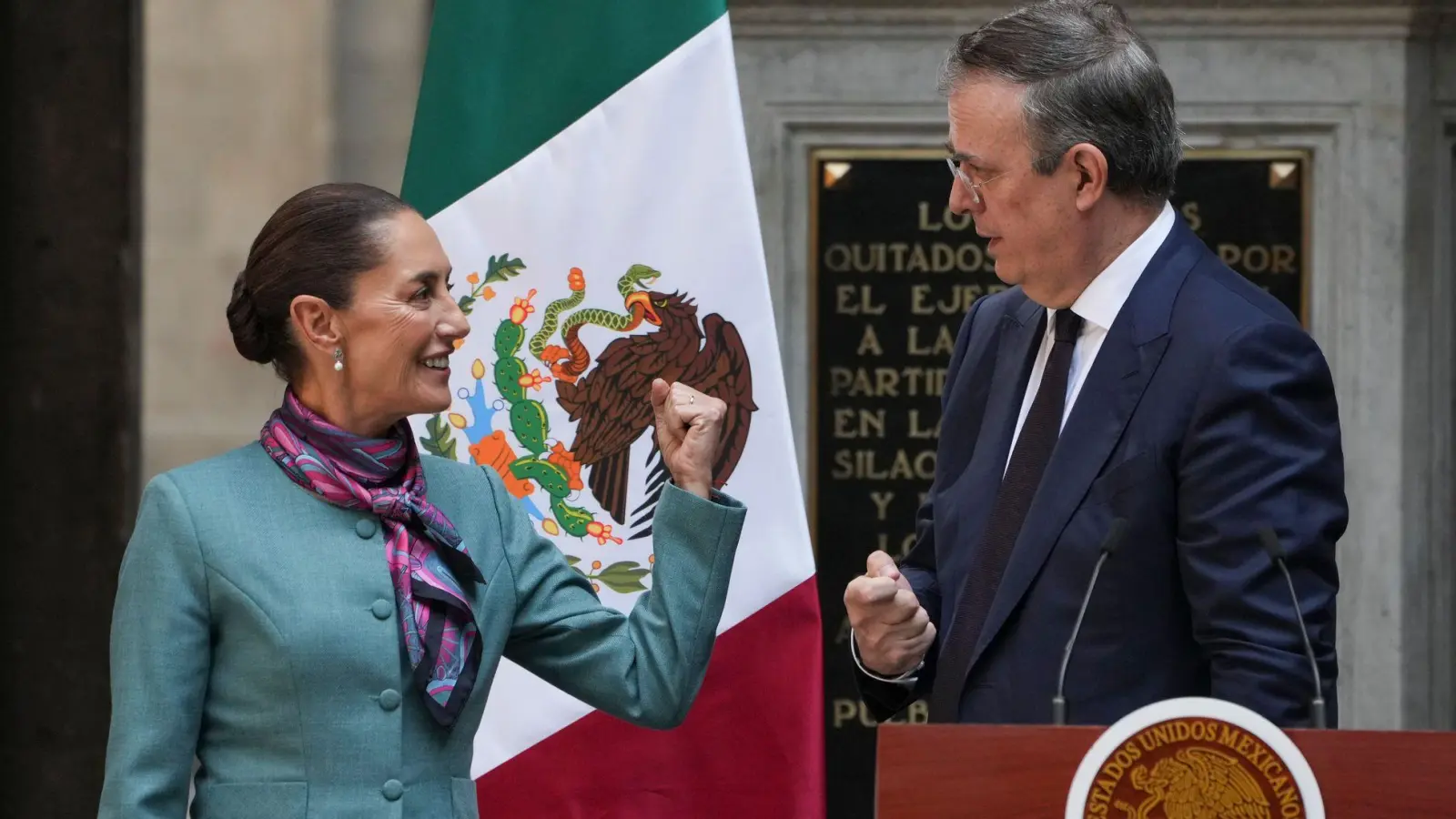 Mexiko ist der wichtigste Handelspartner der USA. (Archivbild) (Foto: Fernando Llano/AP)