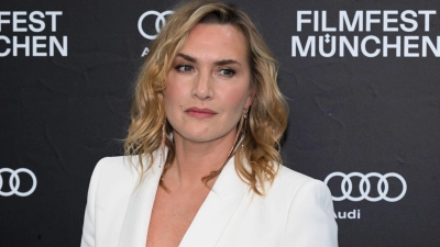 Kate Winslet stellte den Film in München vor. (Foto: Felix Hörhager/dpa)