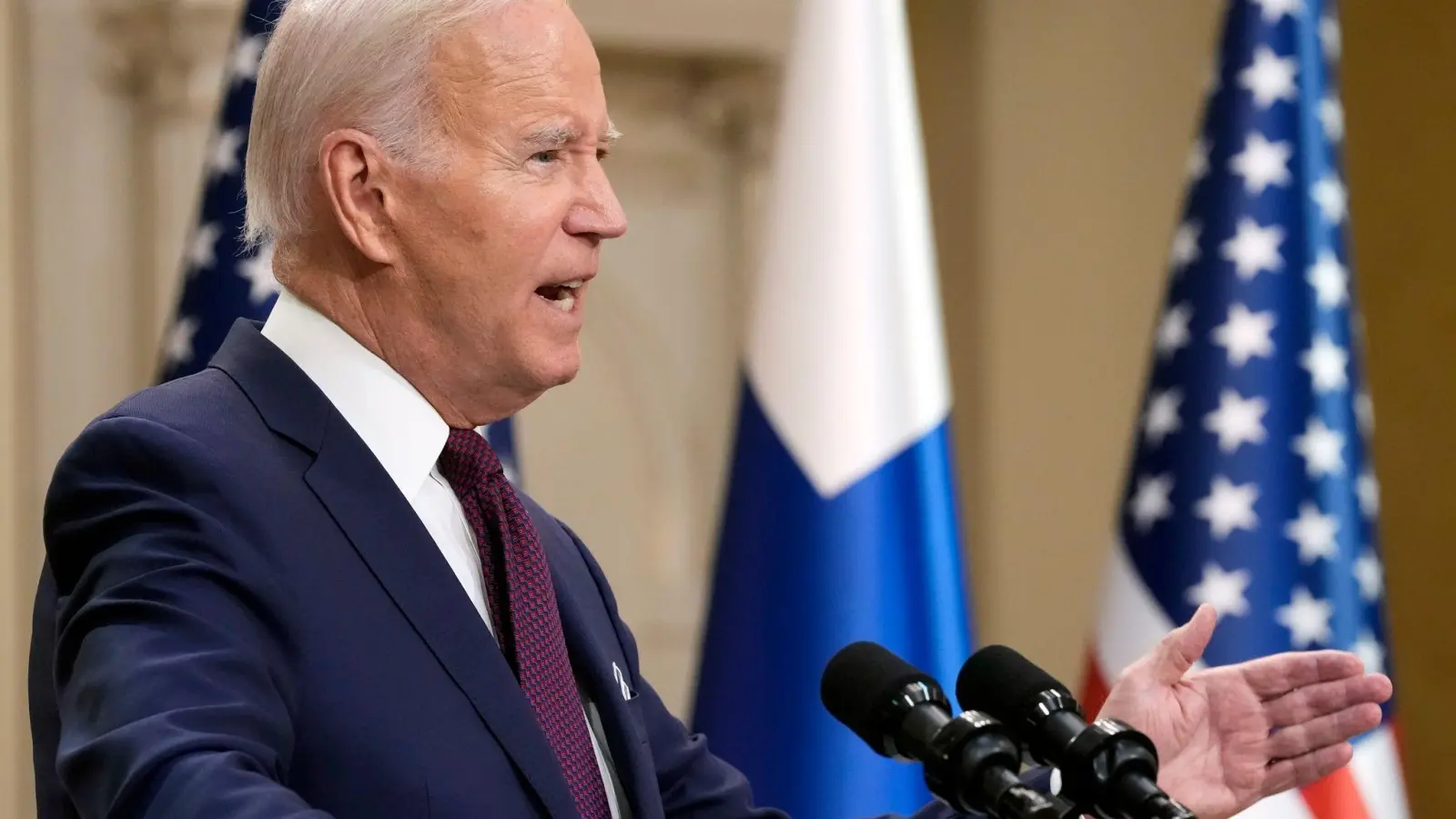 US-Präsident Joe Biden erlässt insgesamt 39 Milliarden US-Dollar an Schulden. (Foto: Susan Walsh/AP/dpa)