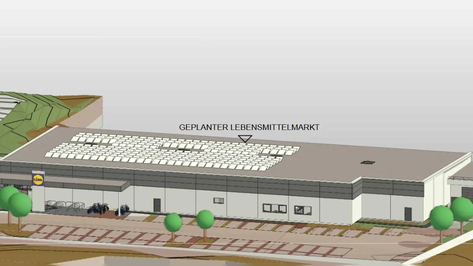 So soll das neue Areal an der Würzburger Straße in Uffenheim aussehen. (Foto: Visualisierung: Auriga/Saskia Krause)