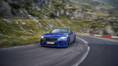 Das auf 500 Exemplare limitierte Zweisitzer-Coupé Bentley Supersports bringt 666 PS auf die Straße. (Foto: Radu Chindris/Bentley/dpa-tmn)