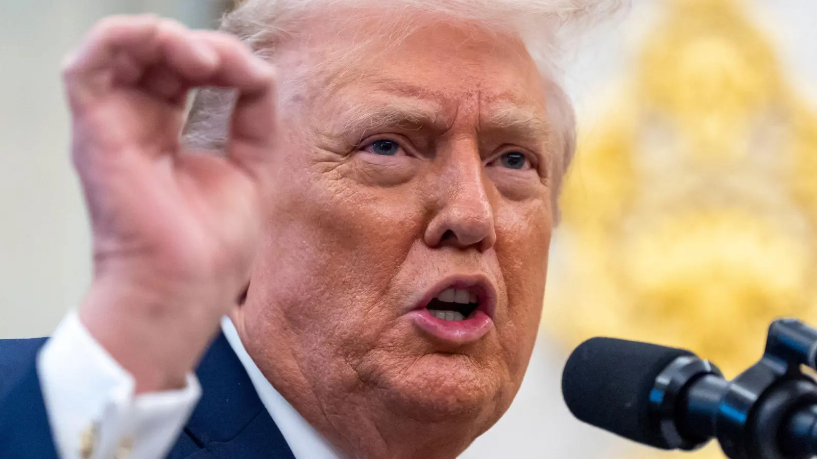 Trump verschärft seine Rhetorik gegenüber Venezuela.  (Foto: Alex Brandon/AP/dpa)