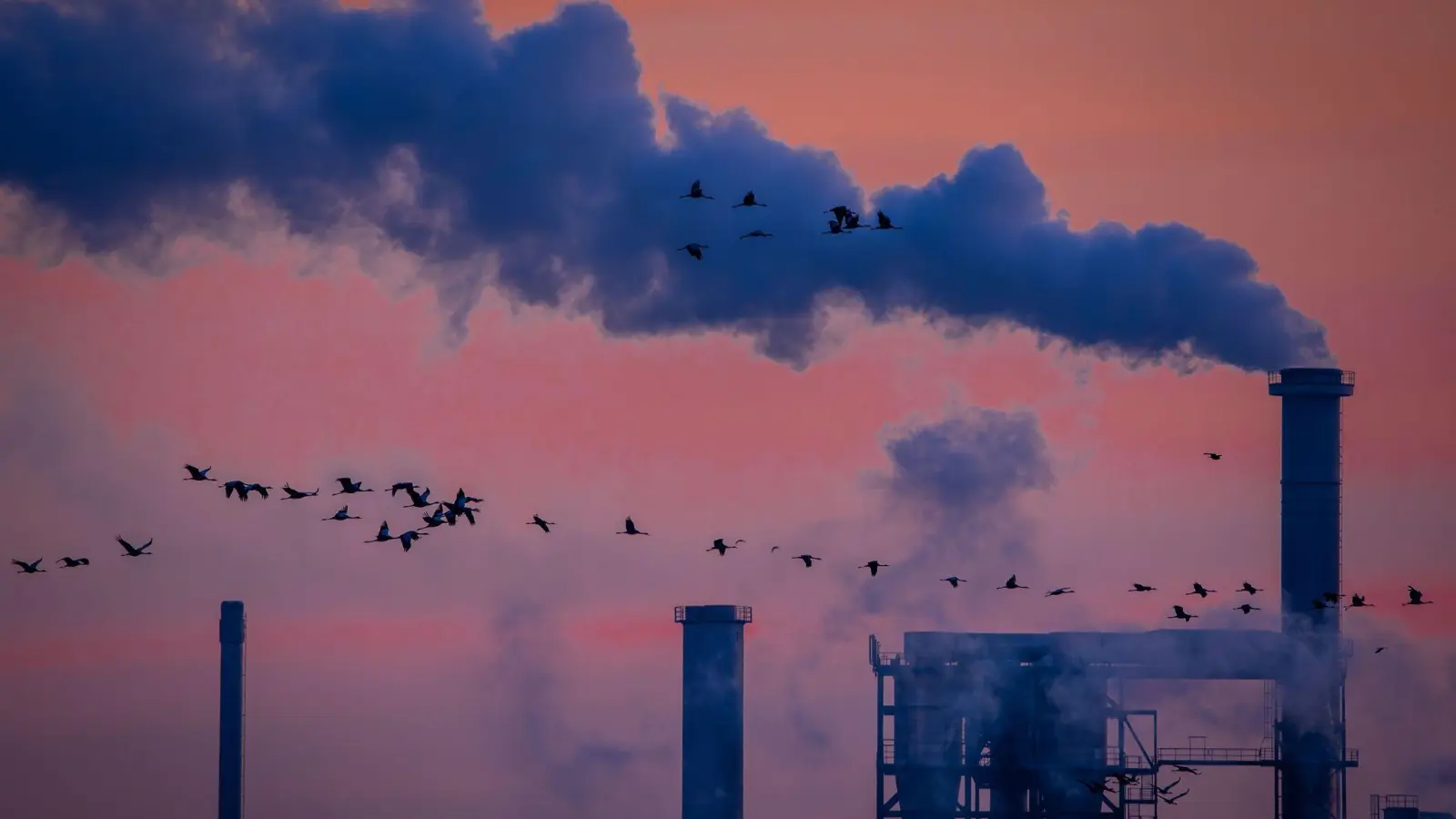 Zumindest eine Delle für die Industrieproduktion. (Archivbild) (Foto: Jens Büttner/dpa)