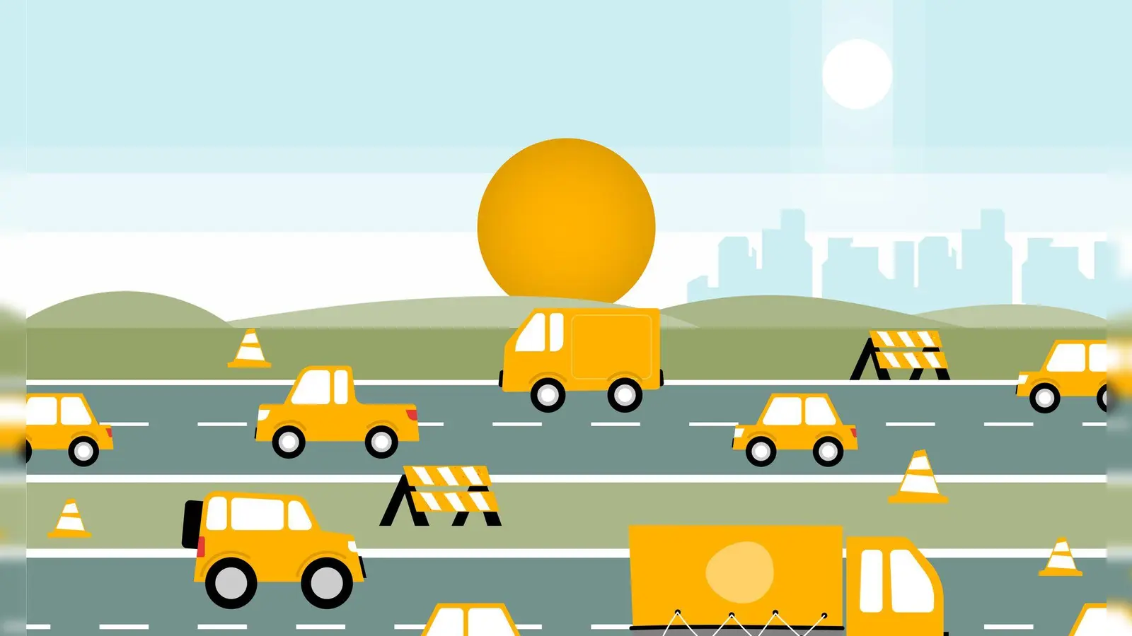 ADAC und ACE rechnen mit nur mäßigem Reiseverkehr auf den Autobahnen. Staus kann es dennoch geben. (Foto: dpa-infografik GmbH/dpa-tmn)