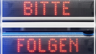 Der Fahrer ignorierte die Anhaltesignale der Beamten und raste stattdessen davon. (Symbolbild) (Foto: Fredrik Von Erichsen/dpa)