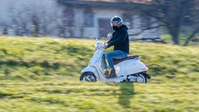 Ab 1. März ist für zulassungsfreie Kraftfahrzeuge nur noch das neue grüne Kennzeichen gültig. (Foto: Armin Weigel/dpa-tmn)