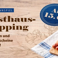 Täglich einen Verzehrgutschein für ein regionales Gasthaus gewinnen: ab dem 15. Juni 2026.