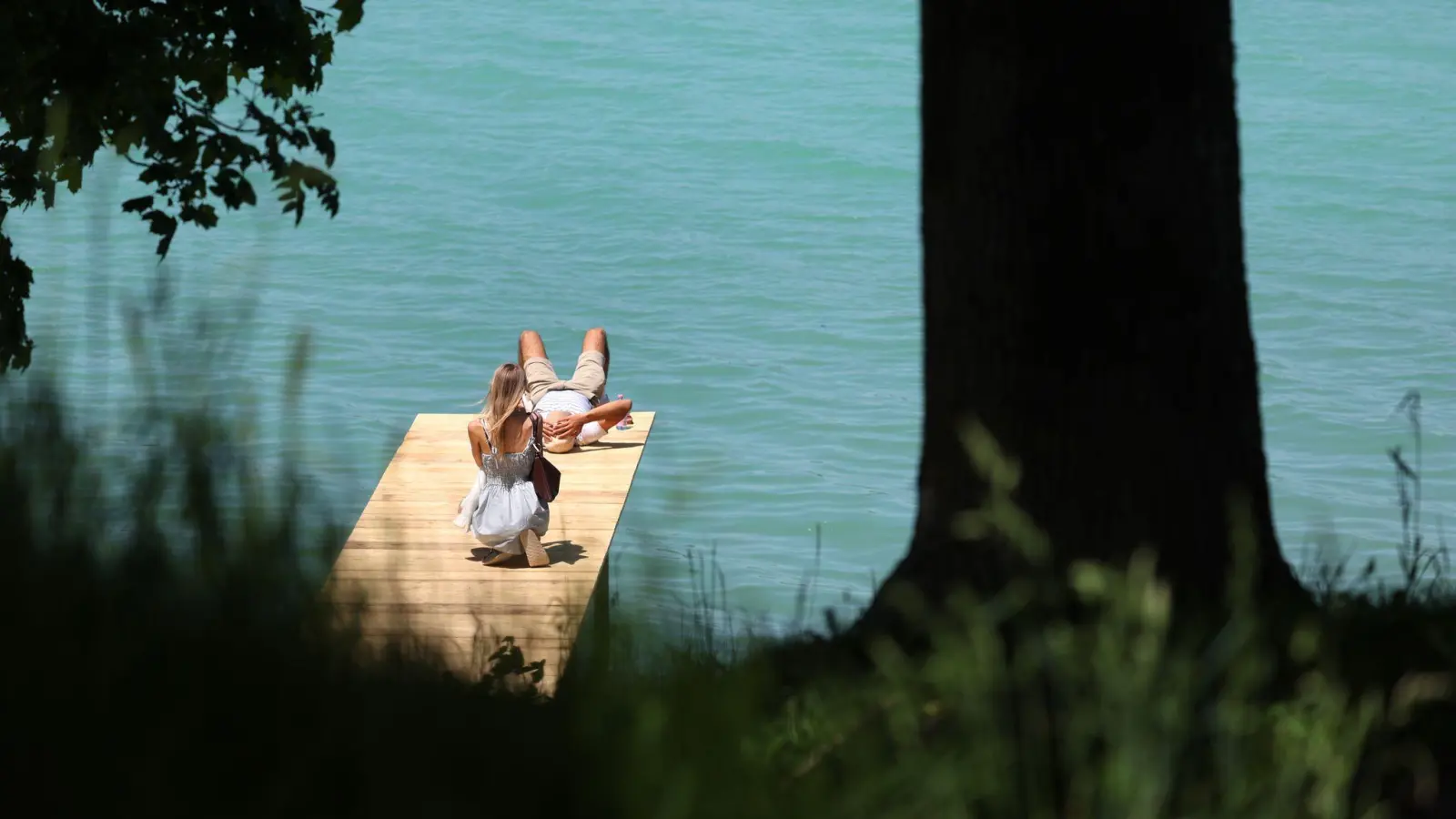 Die deutschen Badegewässer bekommen von der Umweltagentur Topnoten. (Symbolbild) (Foto: Karl-Josef Hildenbrand/dpa)