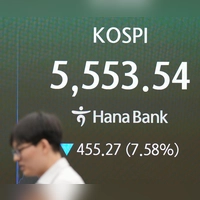Südkoreas Leitindex Kospi gab seit seinem Allzeithoch im Juni deutlich nach.  (Foto: Lee Jin-man/AP/dpa)