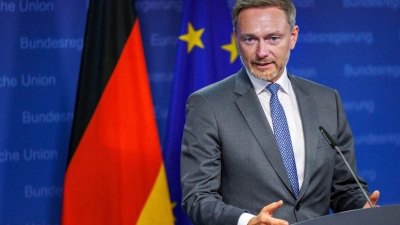 Zur Beratung zur EU-Schuldenregel-Reform reiste Finanzminister Christian Lindner nach Brüssel. (Foto: Olivier Matthys/AP/dpa)