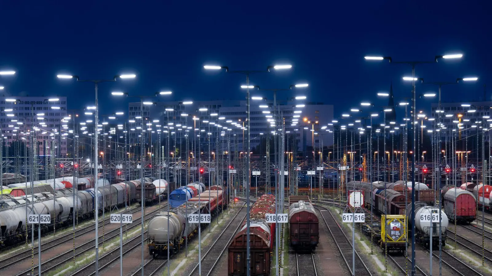  Die Bahn plant den Zugverkehr pünktlich zur Leipziger Buchmesse am 27. März vollständig aufzunehmen. (Archivbild) (Foto: Hendrik Schmidt/dpa)