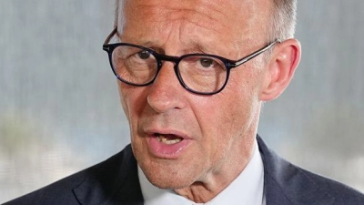Laut Merz soll Deutschland 2035/36 erneut versuchen, einen Sitz im Sicherheitsrat zu bekommen.  (Foto: Kay Nietfeld/dpa)