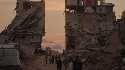 Israel hat seit dem Hamas-Massaker am 7. Oktober 2023 nach eigenen Angaben 100.000 Ziele in der Region angegriffen, die meisten davon im Gazastreifen.  (Foto: Jehad Alshrafi/AP/dpa)