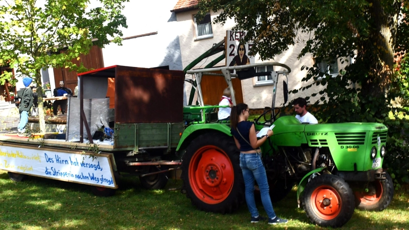 In Unternesselbach wird vom 17. bis zum 21. September 2026 ausgelassen Kerwa gefeiert.  (Foto: Gudrun Schwarz-Köhler)