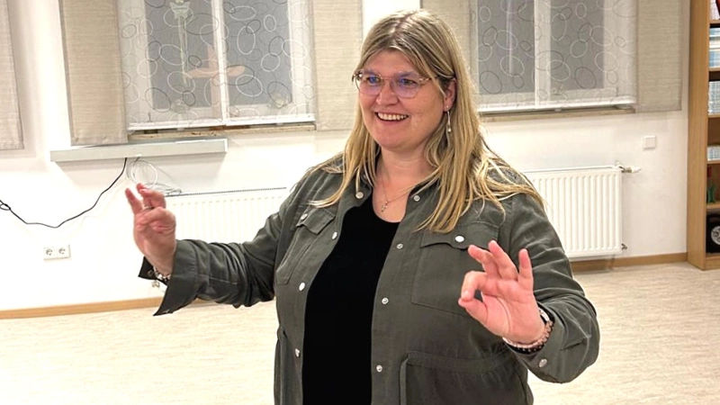 Julia Kranz hat die Leitung des Kirchenchores in Lichtenau übernommen. (Foto: Kerstin Baer )