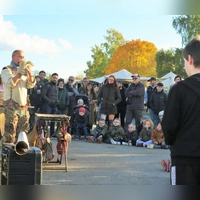 Beim Mittelaltermarkt in Feuchtwangen werden die Besucherinnen und Besucher mit verschiedenen Darbietungen unterhalten. Unser Foto entstand bei der Auflage im vergangenen Jahr. (Archivbild: Alexander Schäffer)