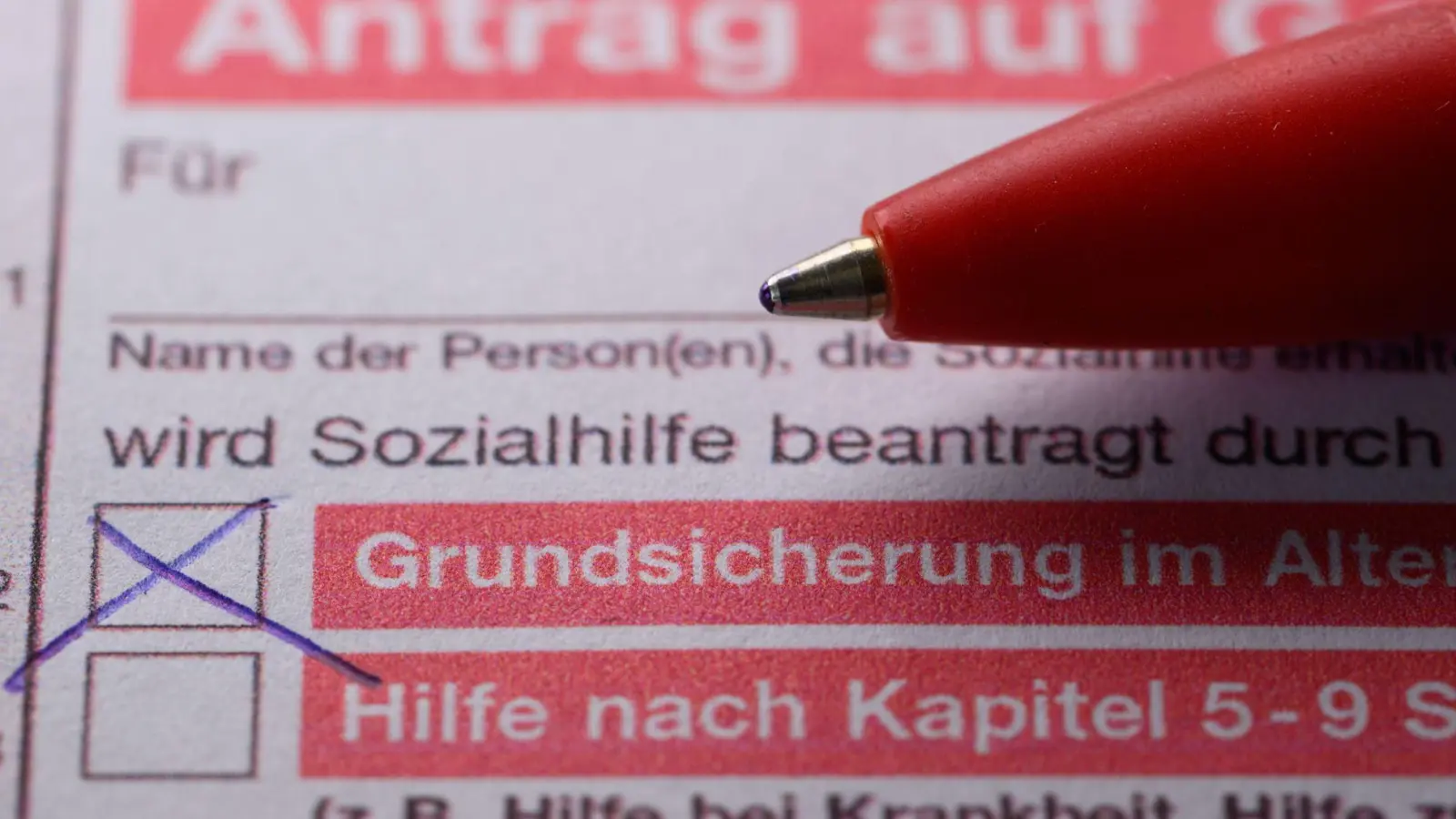 Der Großteil der Ausgaben floss in die Grundsicherung im Alter und Leistungen bei Erwerbsminderung. (Symbolbild) (Foto: Robert Michael/dpa)