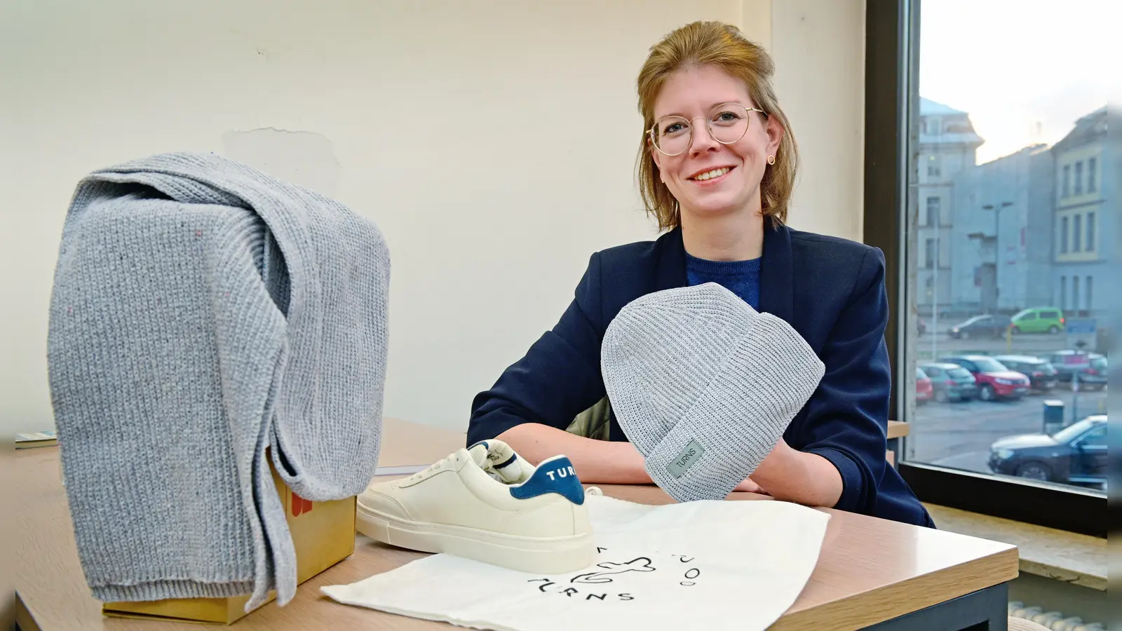 In ihrem Startup entwickelt Katja Wagner aus Altkleidern neue Produkte.  (Foto: Jim Albright)