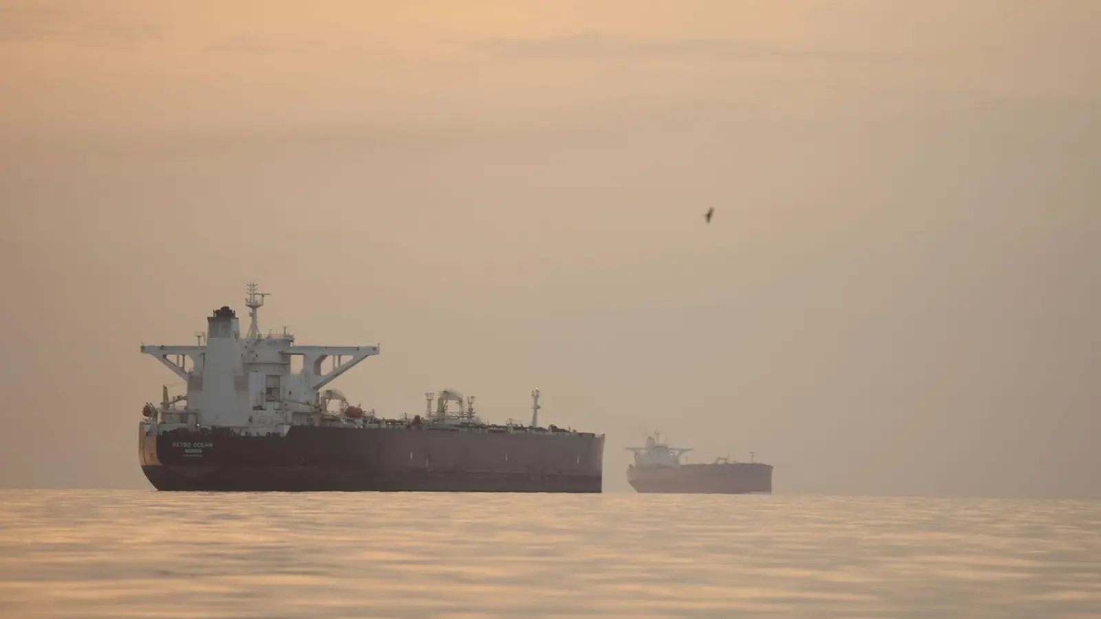 Die Lage in der Straße von Hormus ist nach Trumps Verlängerung der Waffenruhe unverändert. (Archivbild) (Foto: Asghar Besharati/AP/dpa)