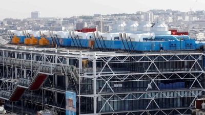 Das 1977 eröffnete Centre Pompidou. (Foto: Francois Guillot/AFP/dpa)