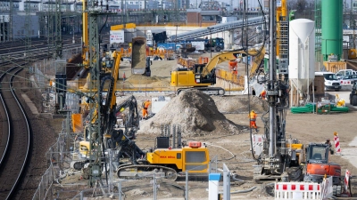 21 Kilometer Tunnel werden für die zweite S-Bahn-Stammstrecke durch den Münchner Untergrund getrieben. (Archivbild) (Foto: Sven Hoppe/dpa)