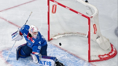 Mannheims Keeper Maximilian Franzreb war Matchwinner gegen München (Foto: Uwe Anspach/dpa)