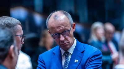 Keine Einigung in Sicht: Kanzler Merz will die Belastung für Deutschland niedrig halten. (Foto: Michael Kappeler/dpa)