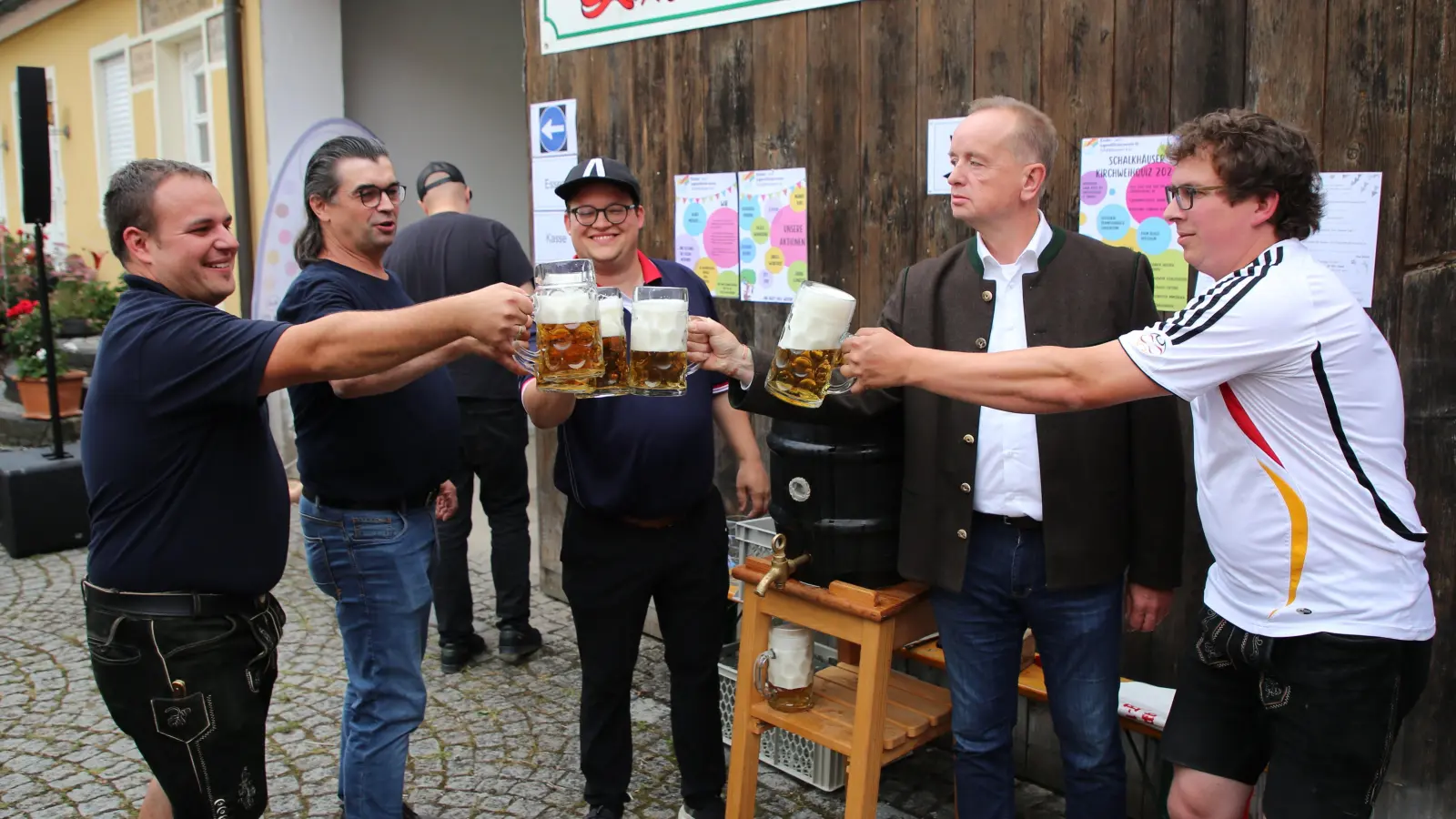 Das Kirchweihfest ist nicht nur ein Highlight im Jahreskalender, sondern auch ein Ausdruck unserer Gemeinschaft und des Zusammenhalts aller Schalkhäuser Vereine. (Foto: Alexander Biernoth)