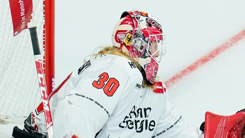 Mirko Pantkowski steht künftig für die Straubing Tigers im Tor. (Archivbild) (Foto: Uwe Anspach/dpa)
