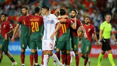 Portugal setzte sich deutlich gegen Luxemburg durch. (Foto: Joao Matos/AP)