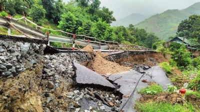 Super-Taifun „Yagi“ war der heftigste Sturm seit Jahrzehnten in Vietnam. (Foto: ---/VNA/XinHua/dpa)