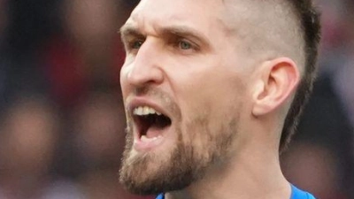 Robert Andrich machte gegen seinen Ex-Club Union Berlin einen spielentscheidenden Fehler.  (Foto: Soeren Stache/dpa)