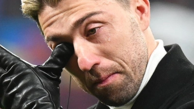 Kevin Kampl kamen am vergangenen Wochenende die Tränen bei seiner Verabschiedung. (Foto: David Hammersen/dpa)