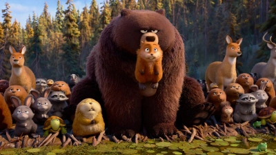 Mabel wird von den anderen Tieren als echter Biber wahrgenommen. (Foto: © 2025 Disney/Pixar/dpa)