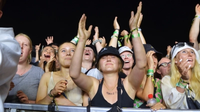 Das Heroes Festival in Geiselwind ist seit Jahren ein Publikumsmagnet für Fans der Deutschrap-Szene. (Archivbild: Johannes Hirschlach)