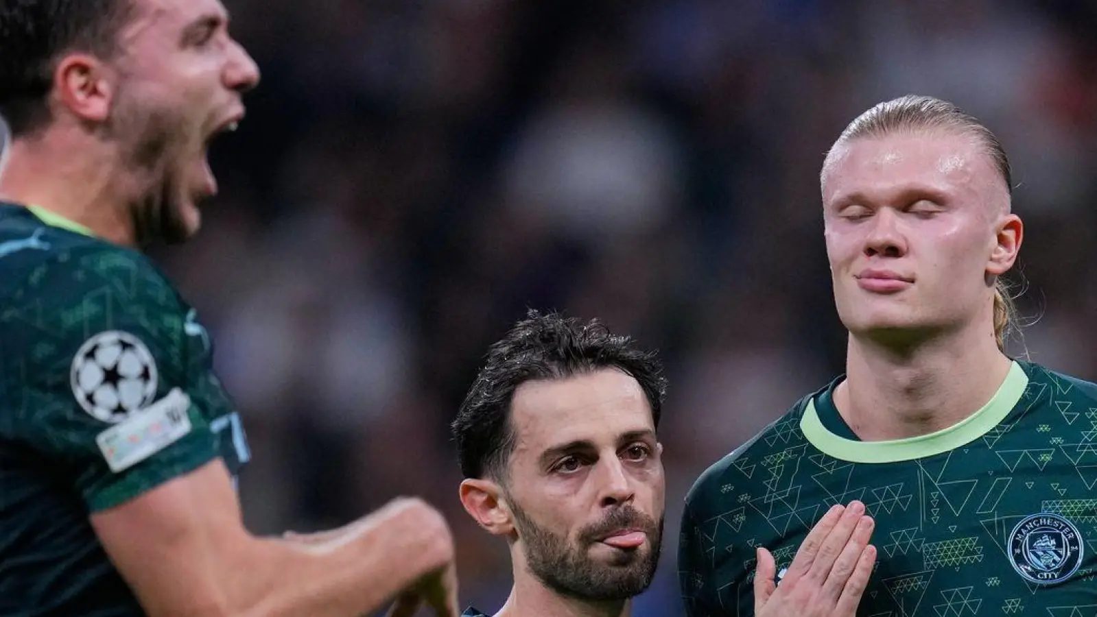 Superstar Erling Haaland vergrößert die Sorgen von Real-Trainer Xabi Alonso. (Foto: Manu Fernandez/AP/dpa)